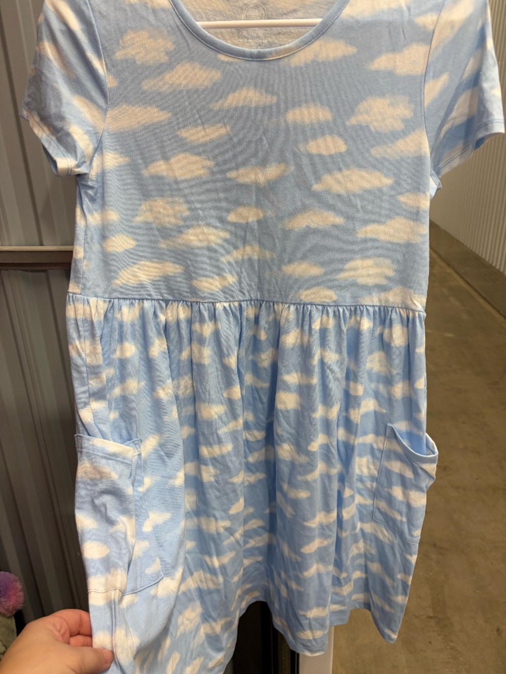 Girls Wonder Nation Cloud Dress, Size XL (14-16)